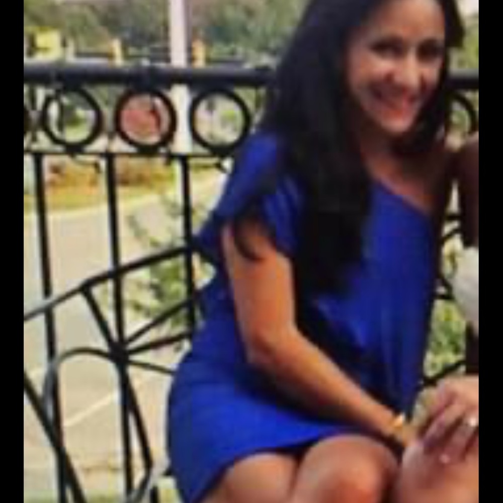 BCBG blue dress sz small